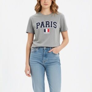 Gray Paris T-Shirt
